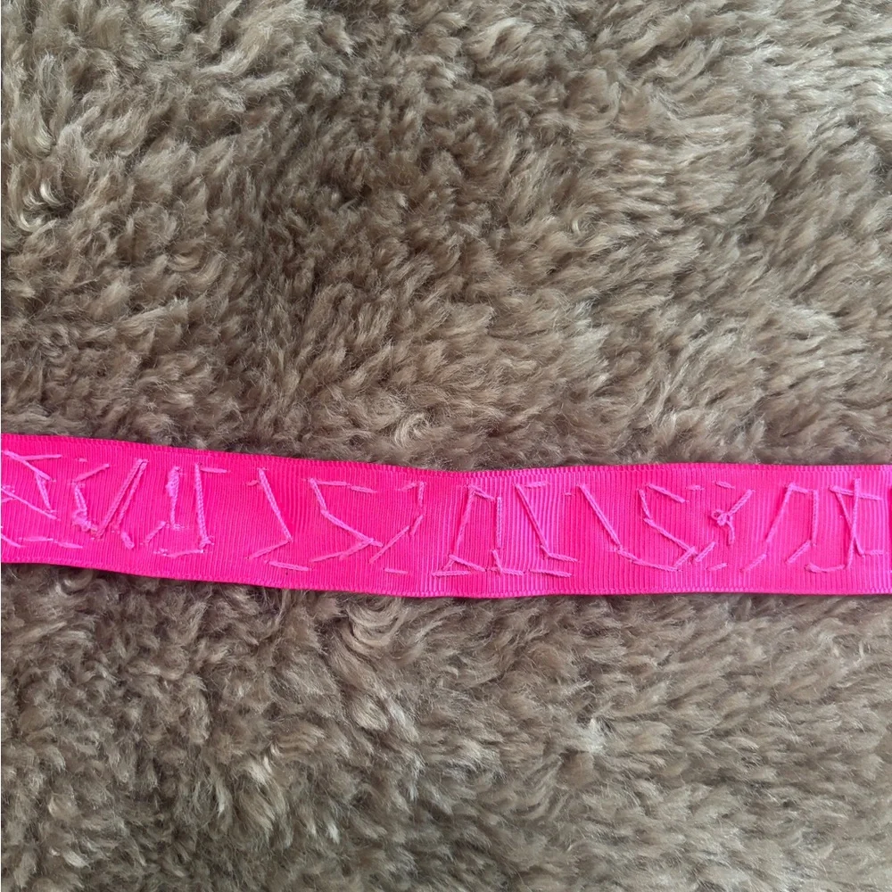 Fuchsia rhinestoned belt